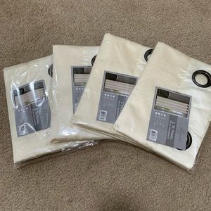 Four Sheer Panels with Grommets